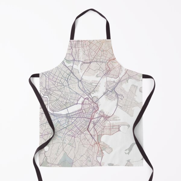 Item preview, Boston Massachusetts Map, Boston City, USA City designed and sold by TheRedFinch.
