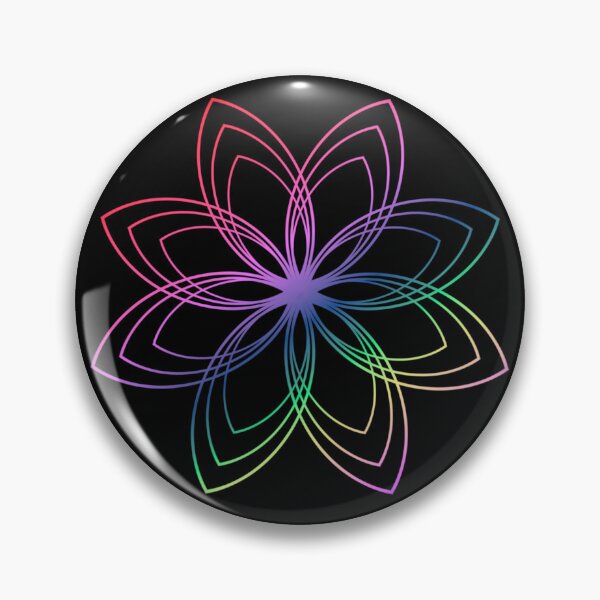 Item preview, Flower abstract - graphic - geometric pattern designed and sold by TShirtsundMehr.