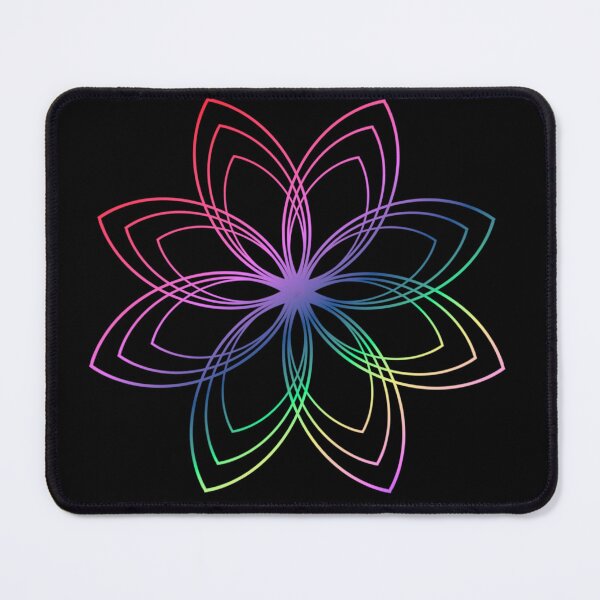 Item preview, Flower abstract - graphic - geometric pattern designed and sold by TShirtsundMehr.