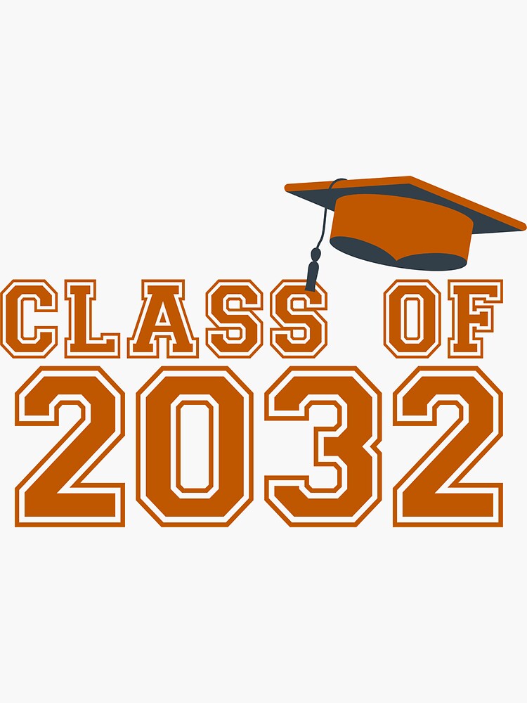 Class Of 2032 Graduation Sticker By Innovateodyssey Redbubble 9761