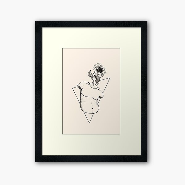 Transgender Man Art Print Design Framed Art Print