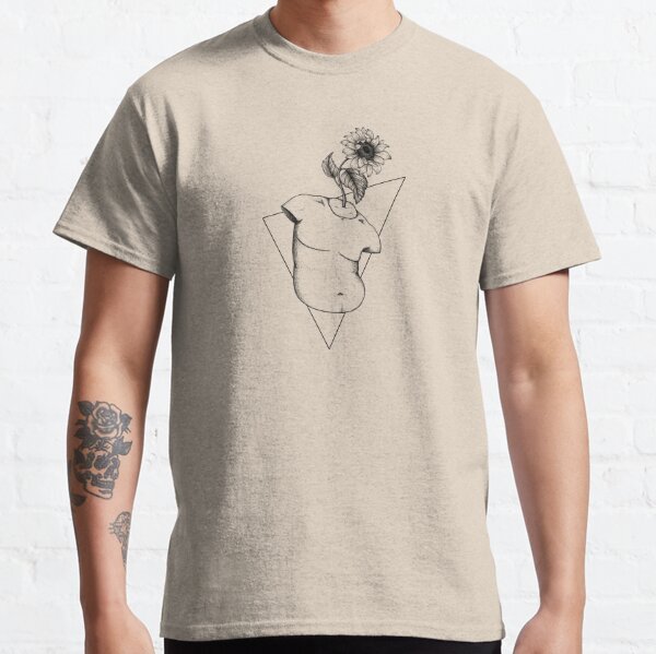 Conception d'impression d'art d'homme transgenre T-shirt classique