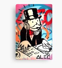 DJ Rich Uncle Pennybags 2 Canvas Print