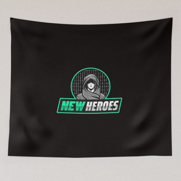 Item preview, NEW HEROES mysterious hacker 3 BLACK BACGROUND designed and sold by LargeShop.