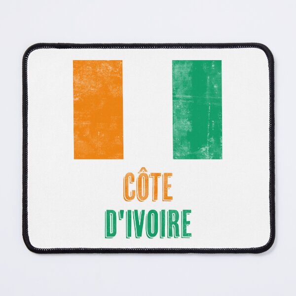 Item preview, Flag of Côte d'Ivoire (aka Ivory Coast) "Grunge" look. designed and sold by KTSubz Faith & Fun Designs.