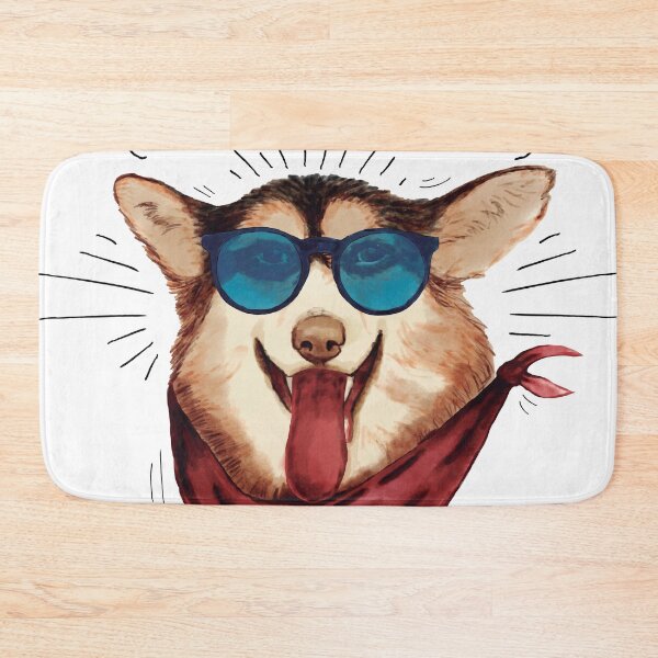 Item preview, Happy Dog Day, Smiling Dog Wearing Sun Glasses designed and sold by I'm  Redz.