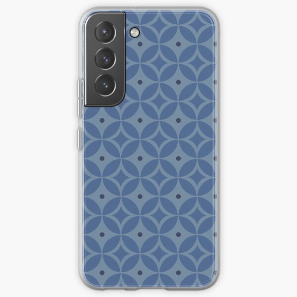 Pretty Blue Javanese Batik Pattern Variation Samsung Galaxy Soft Case