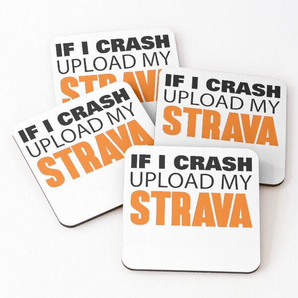 Item preview, IF I CRASH UPLOAD MY STRAVA designed and sold by JayPeeEstacio.