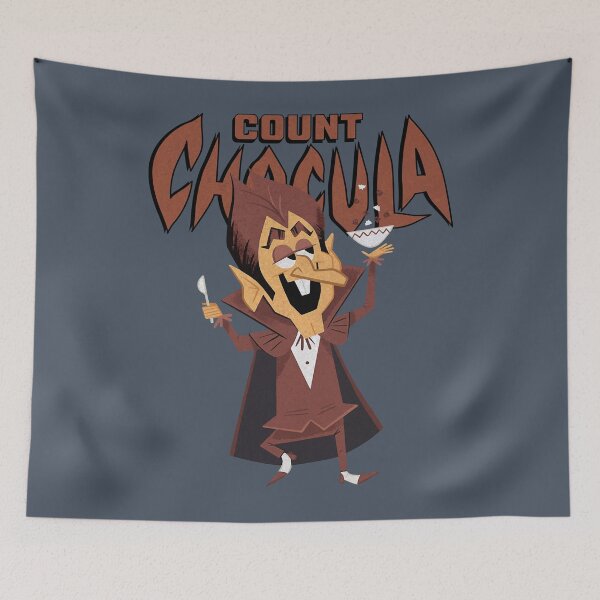 Item preview, Classic 70s Count Chocula Monster Cereal Mascot and Logotype Sticker designed and sold by NabiKruc.