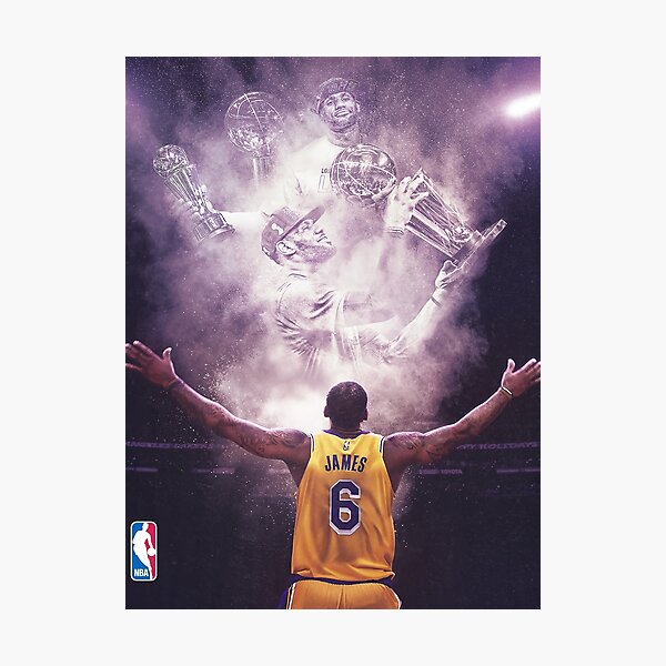 LeBron James 6 Prime Photographic Print