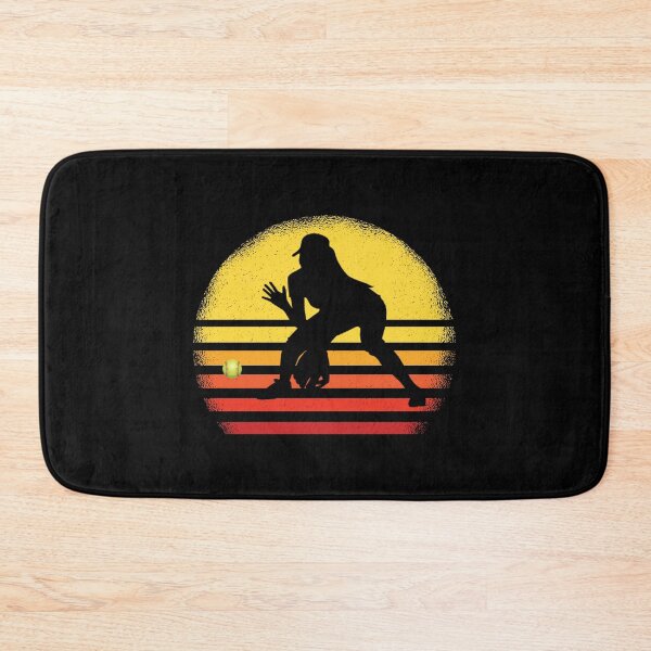 Item preview, Jugador de sóftbol de lanzamiento rápido de silueta al atardecer designed and sold by 99Fastpitch.