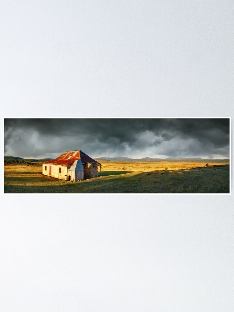 Alternate view of Old Currango Homestead, Kosciuszko National Park, New South Wales, Australia Poster