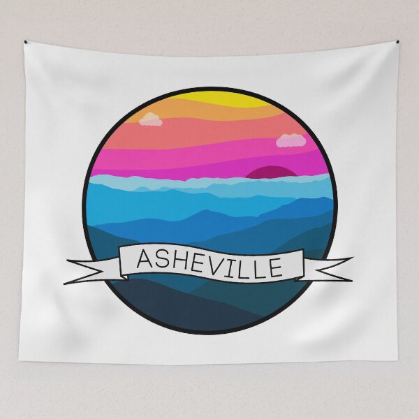 Item preview, Asheville designed and sold by PunchberryPress.
