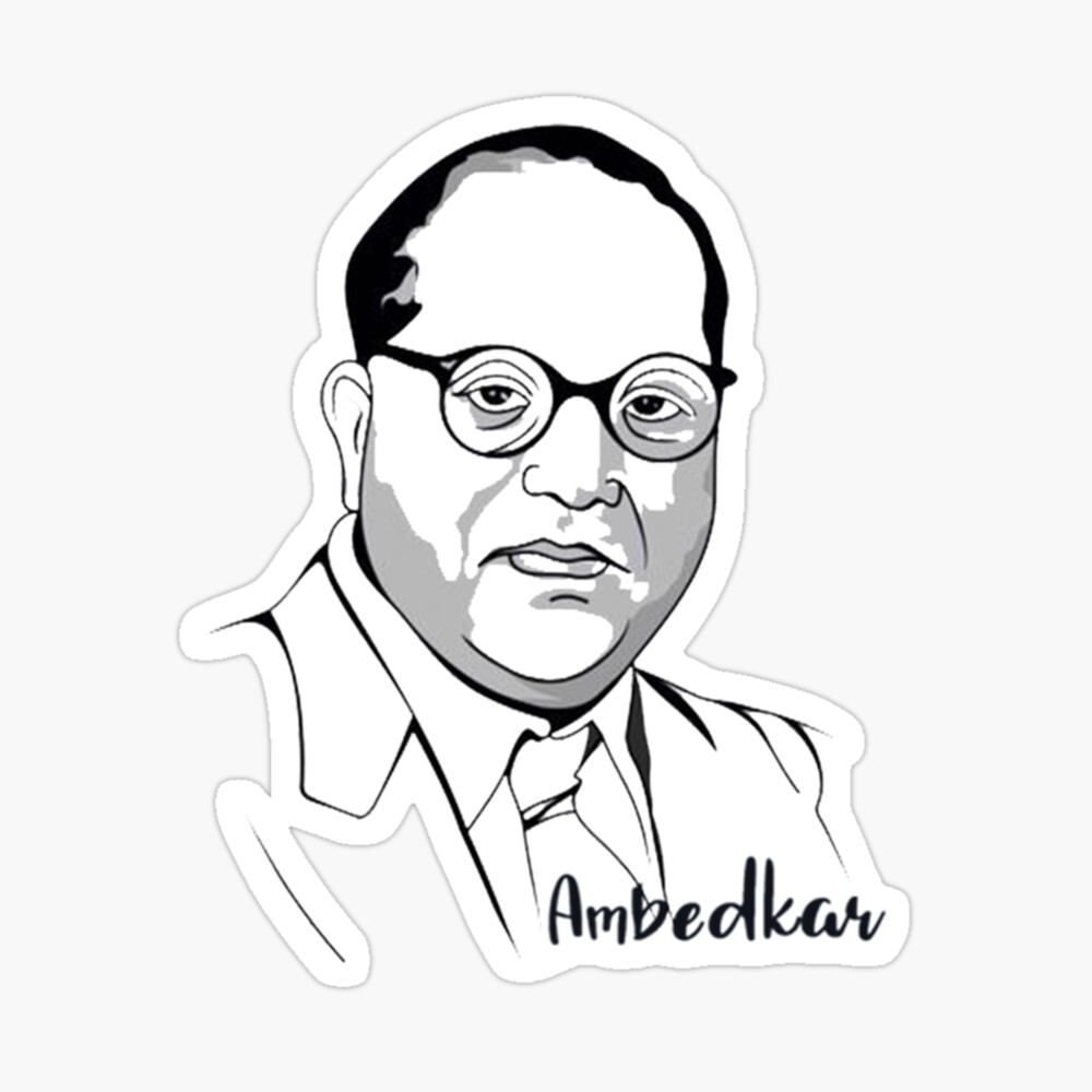 ambedkar line art