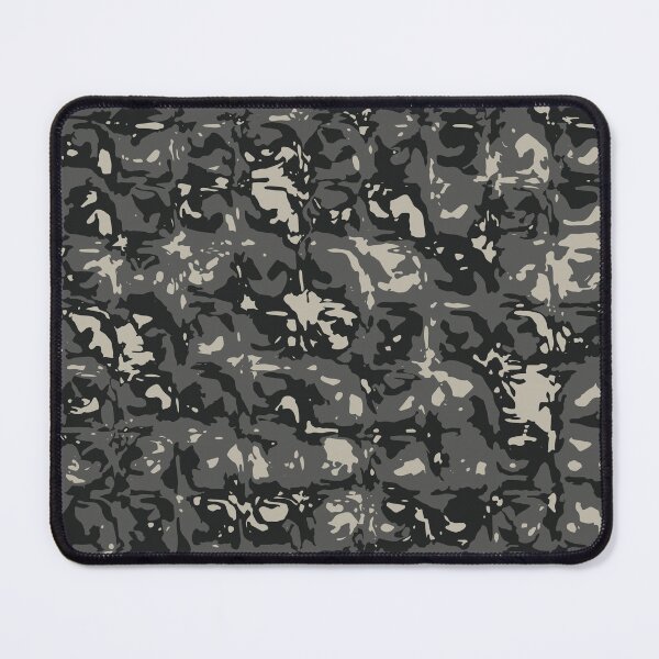 Item preview, Gray Camo Glass Blocks Camouflage Patterns in Grey Shades and Black designed and sold by ShopieHome.