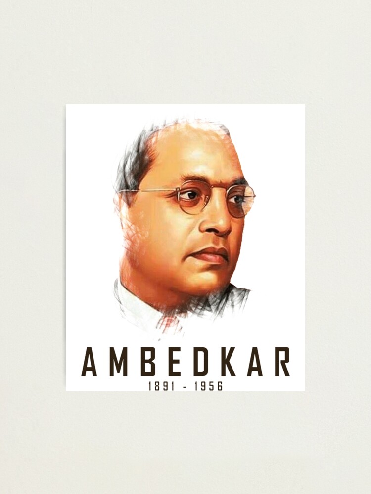 B. R. Ambedkar black and white 