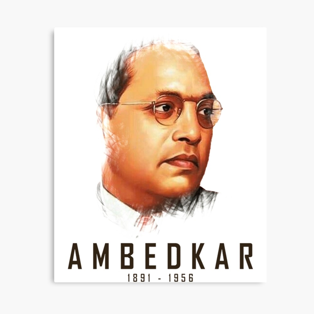 B. R. Ambedkar black and white 