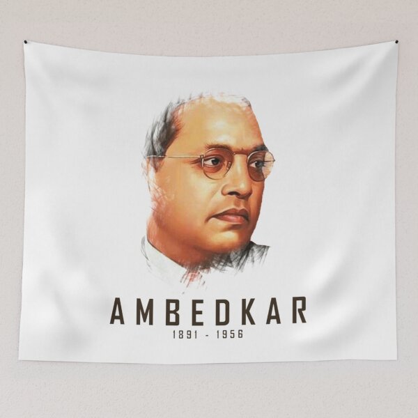 Item preview, B. R. Ambedkar black and white       designed and sold by SnowSnowa.