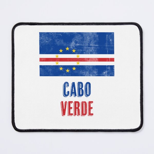 Item preview, Flag of Cabo Verde (aka Cape Verde) "Grunge" look. designed and sold by KTSubz Faith & Fun Designs.
