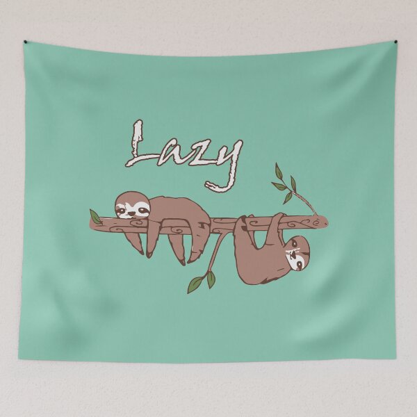 Item preview, Lazy - Sloth designed and sold by Mad Monkey Shop.