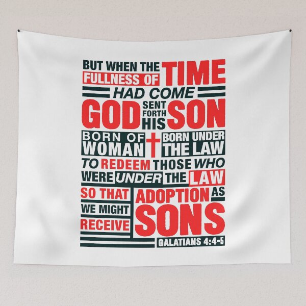 Item preview, Galatians 4:4-5 Adoption As Sons designed and sold by plushism.