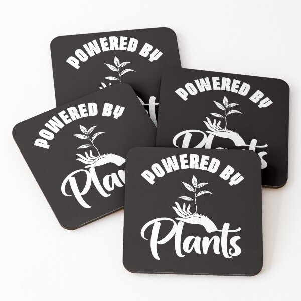 Item preview, Powered By Plants Vegan Gardener Gardening Nature Planting designed and sold by TomGiantDesigns.