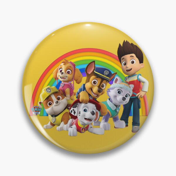 paw patrol characters pins and buttons redbubble