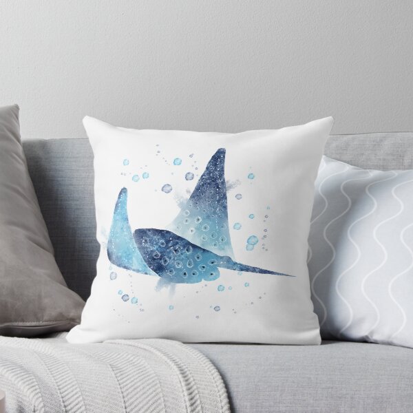 Item preview, Watercolour Manta Ray designed and sold by Playful Pixel Designs.