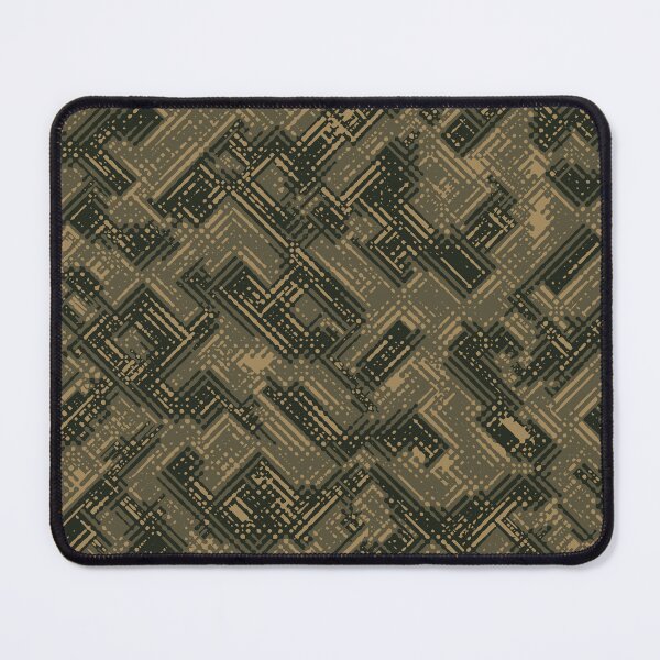 Item preview, Military Camouflage Digital Lines Camo Patterns in Green, Beige and Black designed and sold by ShopieHome.