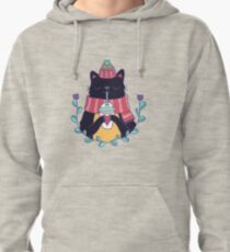 Winter cat Pullover Hoodie