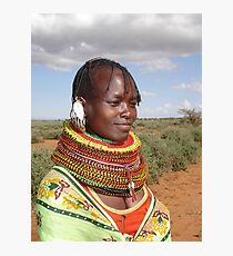 Afrikanerin Fotodruck