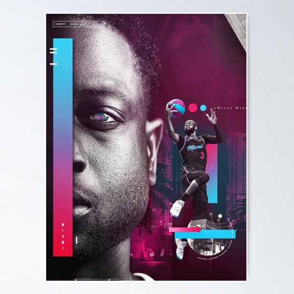 Miami Heat Legends Poster Miami Heat Art Miami Heat Poster 