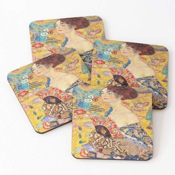 Item preview, Gustav Klimt Lady with Fan designed and sold by Olivia-One.
