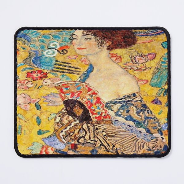 Aperçu de l'œuvre Gustav Klimt La Dame à l'éventail créée et vendue par Olivia-One.
