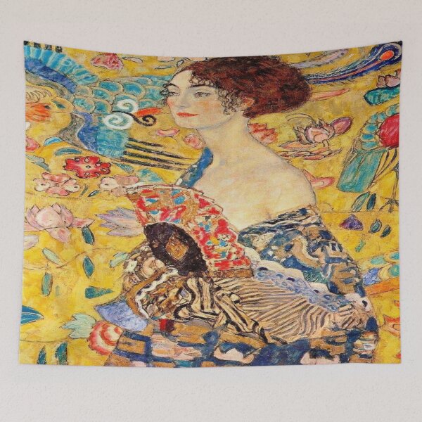 Item preview, Gustav Klimt Lady with Fan designed and sold by Olivia-One.