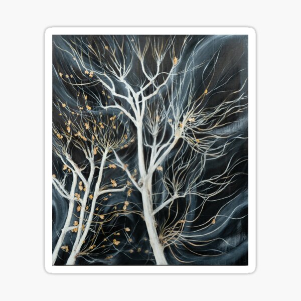Golden crown of thorns Sticker