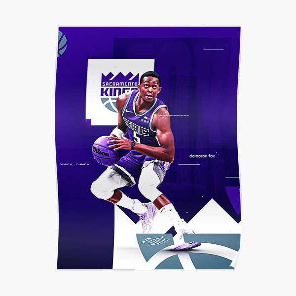 De'Aaron Fox #5 Basketball Poster for Sale by Slam Hooper