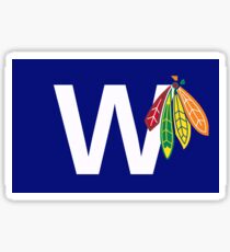 Blackhawks and Cubs Sticker