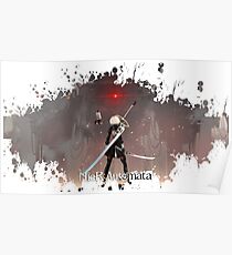 Nier: Automata Splatter Poster