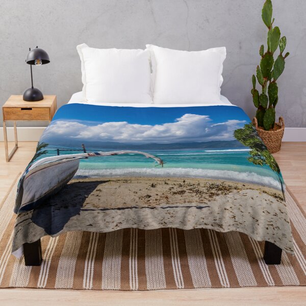 Item preview, Jukung outrigger boat on a white sand beach  on Gili Trawangan, Indonesia designed and sold by Kevin Hellon.