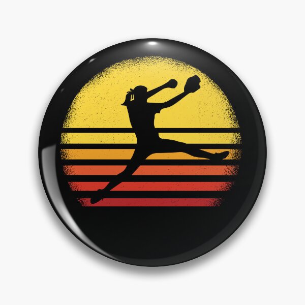 Item preview, Lanzador de softbol de lanzamiento rápido silueta al atardecer designed and sold by 99Fastpitch.