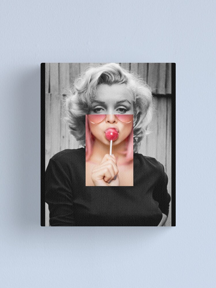 Typisch Wauw wijn Marilyn Monroe" Canvas Print for Sale by noiefgiobe | Redbubble