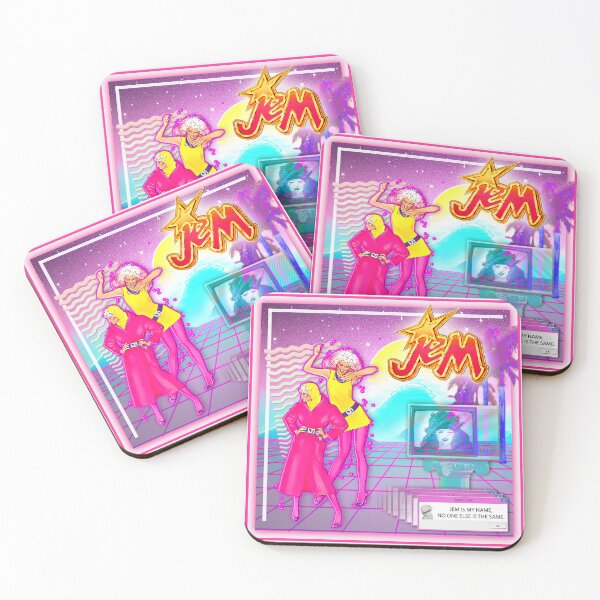 Item preview, JEM IS MY NAME VAPORWAVE (White) designed and sold by Dolls X Beauty.