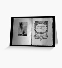The Rubaiyat of Omar Khayyam Greeting Card