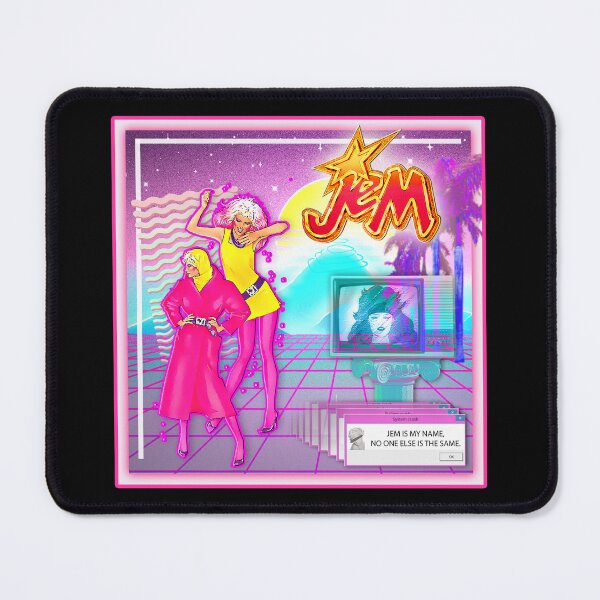 Item preview, JEM IS MY NAME VAPORWAVE (Black) designed and sold by Dolls X Beauty.