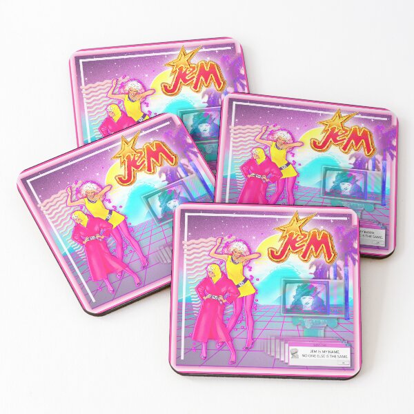 Item preview, JEM IS MY NAME VAPORWAVE (Black) designed and sold by Dolls X Beauty.