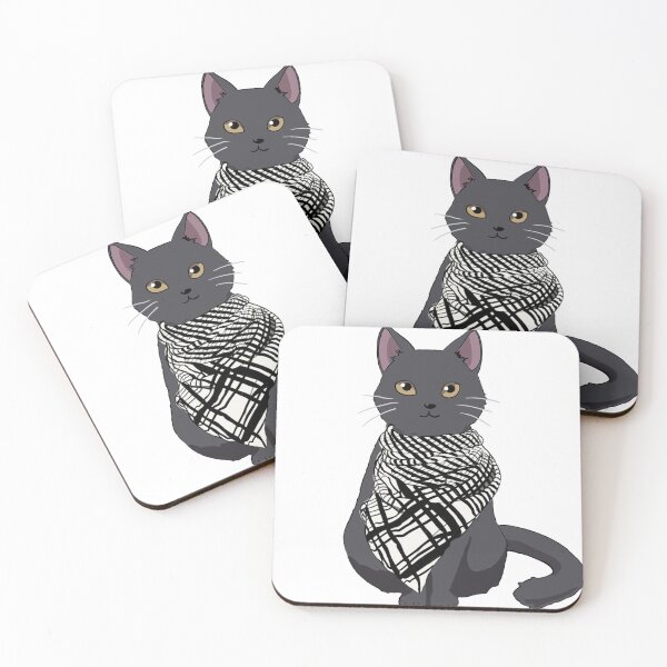 Item preview, Arabic cat wearing keffiyeh Catffiyeh designed and sold by Omar Alsayed.