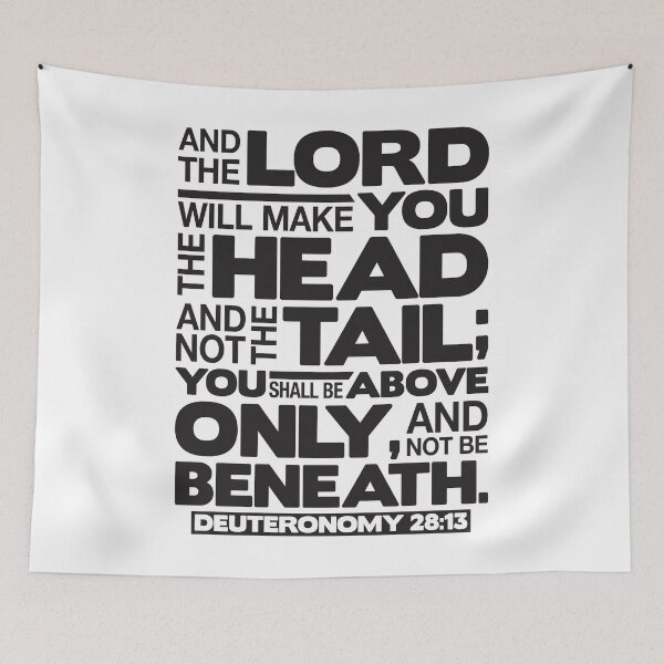 Item preview, Deuteronomy 28:13 The Head And Not The Tail designed and sold by plushism.