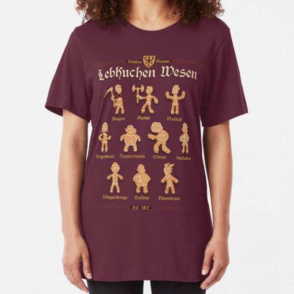 Grimm Gingerbread Slim Fit T-Shirt