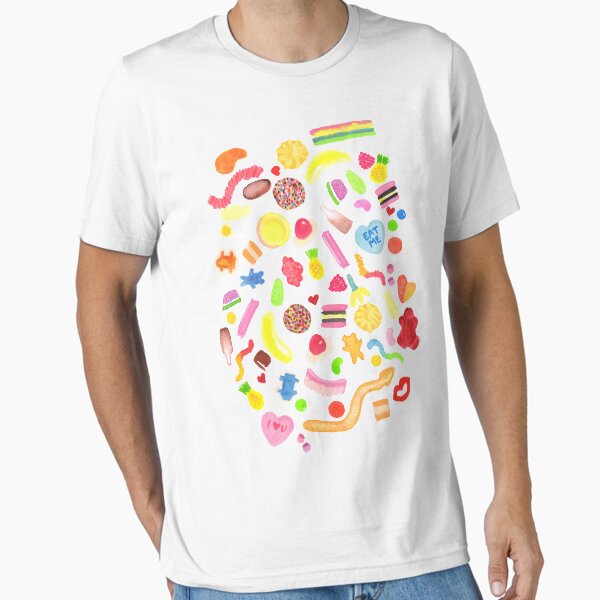 Mixed Lollies | Watercolour Essential T-Shirt